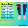 Doc Miller Premium Calf Compression Sleeve 1 Pair 20-30mmHg Graduated