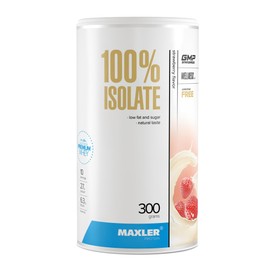 Maxler 100% Isolate Protein Powder - Natural Tasting Whey Isolate from Pasture - Whey Protein Isolate Low Sugar & Honestly Delicious - Strawberry - 300 g