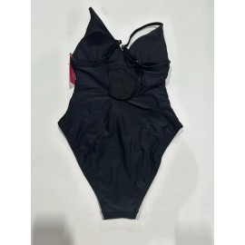 Xhilaration Women's Sequin Cherry Scoop Back One Piece Bathing Suit M