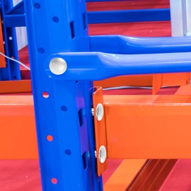 VILLCASE 100pcs Pallet Rack Safety Bolt, Universal Pallet Rack Drop Pin, Round Head allet Rack Safety Pin, J Bolt Clip for Warehouse DIY Pallet Racks & Shelving Units