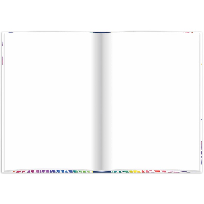 RNKVERLAG 46771 Watercolour Notebook DIN A4 Blank with 96 Sheets