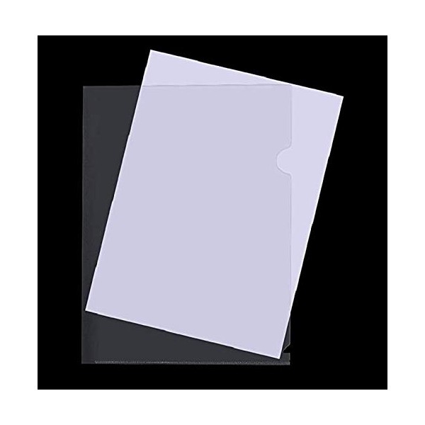 Olivia tree L Folders 10 Pack Premium Clear Document Folders
