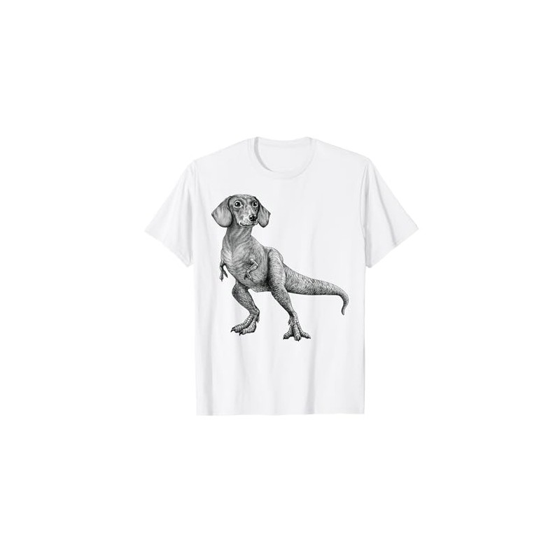 Dachshund Dinosaur T rex T-Shirt