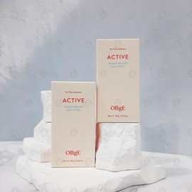Objet Active Sweat Proof Sun Stick Running Sports Soft Sunscreen / 오브제 액티브 스웨트프루프 선스틱 런닝 스포츠 보송한 자외선차단제