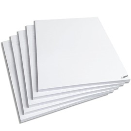 Notepad A5 Blank I Economy Set 5 Pads DIN A5 I 50 Sheets per Pad I Tear Off I 80 g/m² Paper White I Writing Pad, Calculation Pad, Painting Pad, Sketch Pad, Drawing Pad, Notes