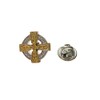 Kiola Designs Gold and Silver Toned Celtic Cross Lapel Pin