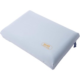 The Cubes The Cubes Zero Gravity Pillow, Pillow, Cool to Touch, Q-max0.48, For Summer, Stretch, 22.0 x 14.6 inches (56 x 37 cm), Gusset for Thickness (Cool Feel, Light Gray)
