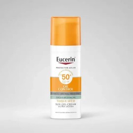 Protector Solar Eucerin Oil Control Anti-Brillo, Piel mixta a grasa toque seco, Bloqueador Solar