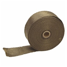 Generic 2"" x 50' Titanium Exhaust Heat Wrap Roll for Motorcycle Fiberglass Heat Shield Tape