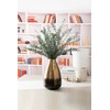 ANDALUCA Decorative Metal Vase with Hammered Rustic Bronze Ombre Finish