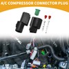 Partuto A/C Compressor Connector Plug Inner Male Female Wire Terminal