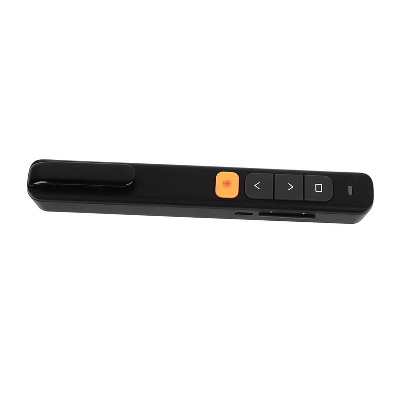 Laser Pointer Black USB Receiver Plug and Play Rechargeable Presentation