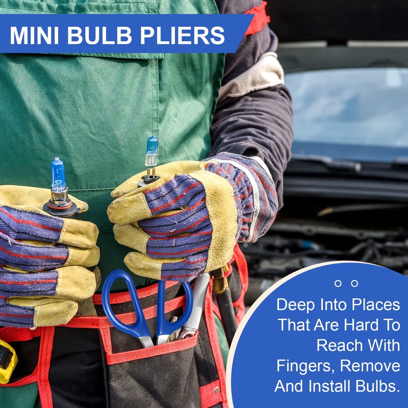 Mini Light Bulb Removal Tool Halogen Bulb Pliers, Car Dashboard