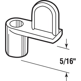 Prime-Line Products L 5763 Window Screen Clips, 5/16-Inch, Diecast, Zinc,(Pack of 8)