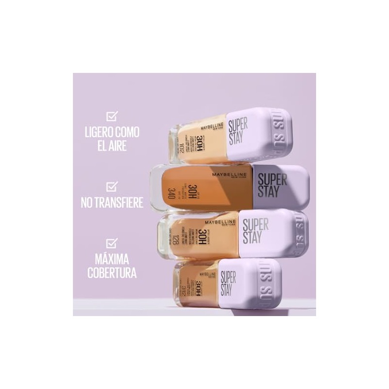 Maybelline Super Stay Lumi Matte Base Maquillaje Líquida Alta Cobertura