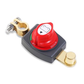 Batterietrennschalter, Autobatterie Trennschalter 12V, On-Off Batteriehauptschalter Wasserdichter, Batterieschalter 12V-48V für Auto Motorrad Marine Boat Caravan Yacht Bus Boot Reisen