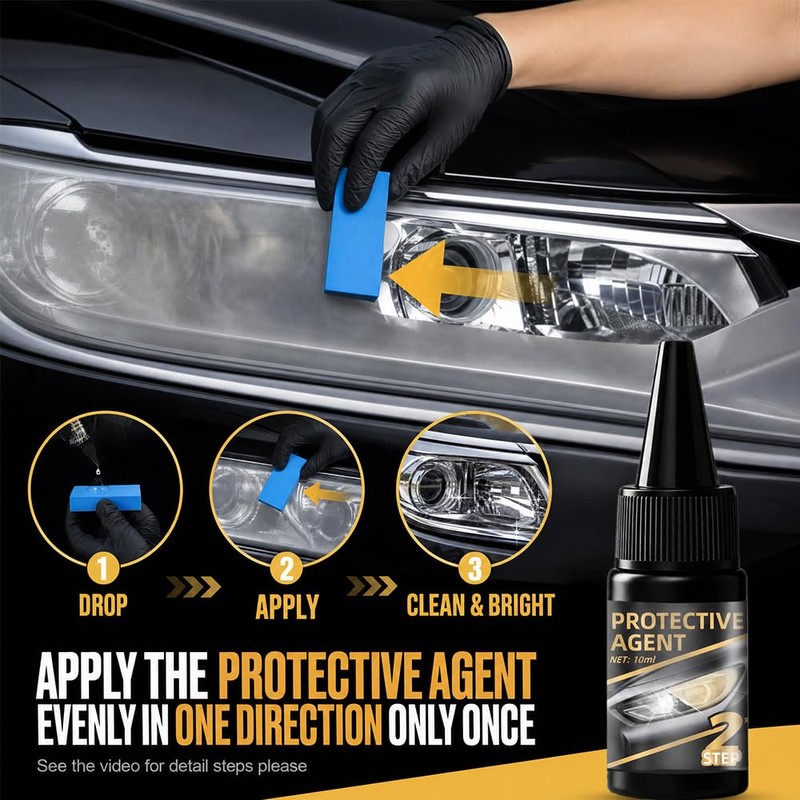 Carrie Rowe Headlight Restoration Kit,Headlight Restoration,Headlight Cleaner Oxidized & Yellowed