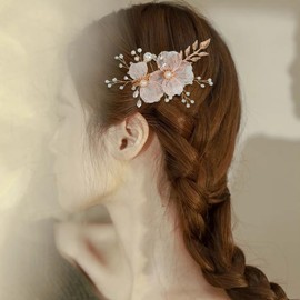 FASELE Flower Flower Hair Clip, Duck Bill Clip, Bangs, Hair Arrangement, Bridal, Hair Ornament, Hair Clip, Recitals, Hair Accessories, Weddings, Parties, School Entrance Ceremonies, Graduation