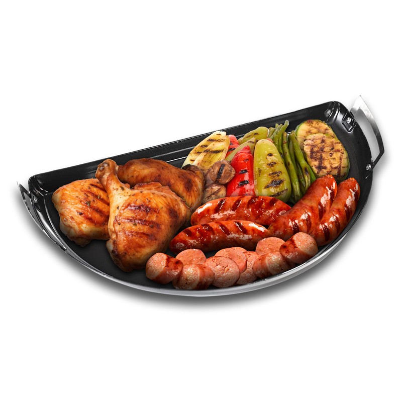 SnS Grills Drip 'N Roast Pan 22", All-in-One Drip Pan,