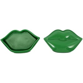 Mascarilla Labial Verde, 20 Piezas de Tela No Tejida, Hidratante Retención de Humedad, para Labios y Piel Labial, Formato Compacto, Uso Nocturno