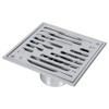 Fdit Square Floor Drain Stainless Steel Floor Drain Anti-Odor Bathroom