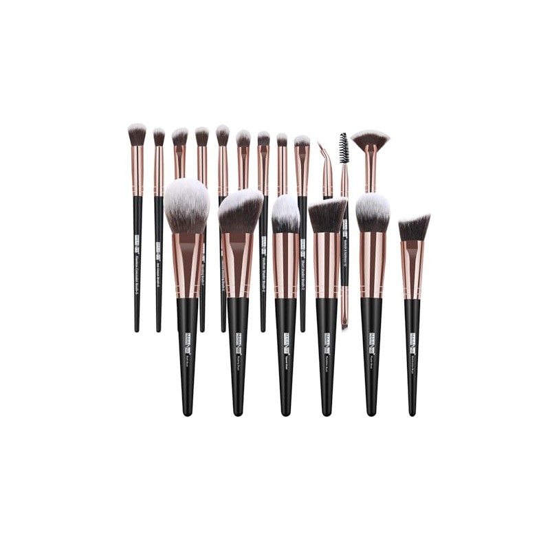 MAANGE 18 PCS Brochas Maquillaje Set de Brochas para Maquillaje