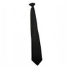 Proumhang Solid Tie for Men, Uniform Clip-On Tie with Buttonholes,