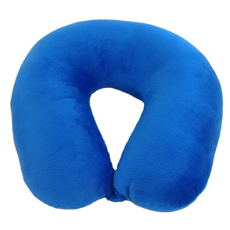 Wolf Essentials Adult Cozy Soft Microfiber Neck Pillow for Travel