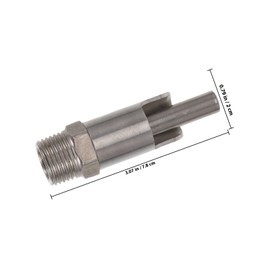 HEALEEP Stainless Steel Splashproof Pig Water Nozzle Small High Flow Pig Drinking Mouth Livestock Feeder for Pig Farm