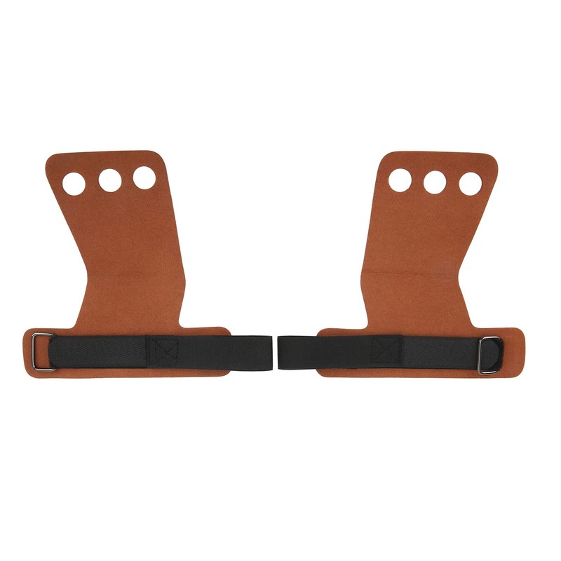 Gymnastics Palm Protectors, 2pcs Gymnastics Hand Grips Imitation Leather Three
