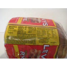 Levy's Real Jewish Rye Seeded Bread, 1 Pound!