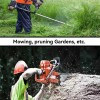 Máscara Protectora Para Cortar El Césped Del Jardín, 2 Unida