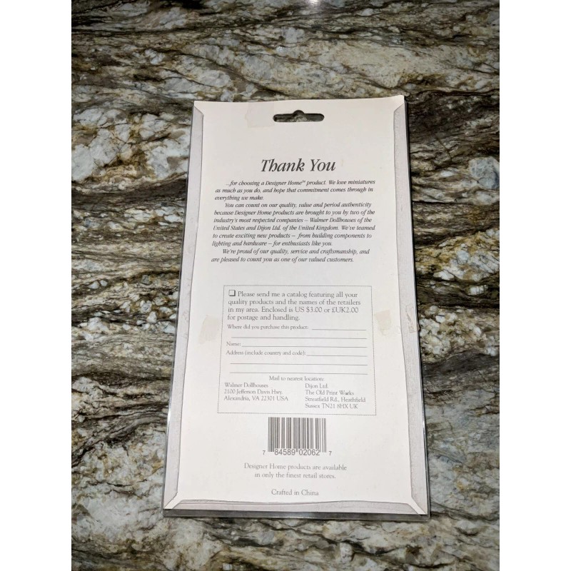 Designer Home 1/12 Windsor Window New in Package