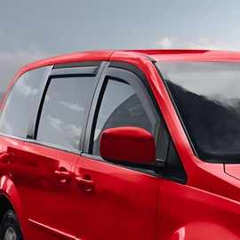 Voron Glass in-Channel Extra Durable Rain Guards for Volkswagen (VW) Routan 2009-2014, Window Deflectors, Vent Window Visors, 4 Pieces - 200628