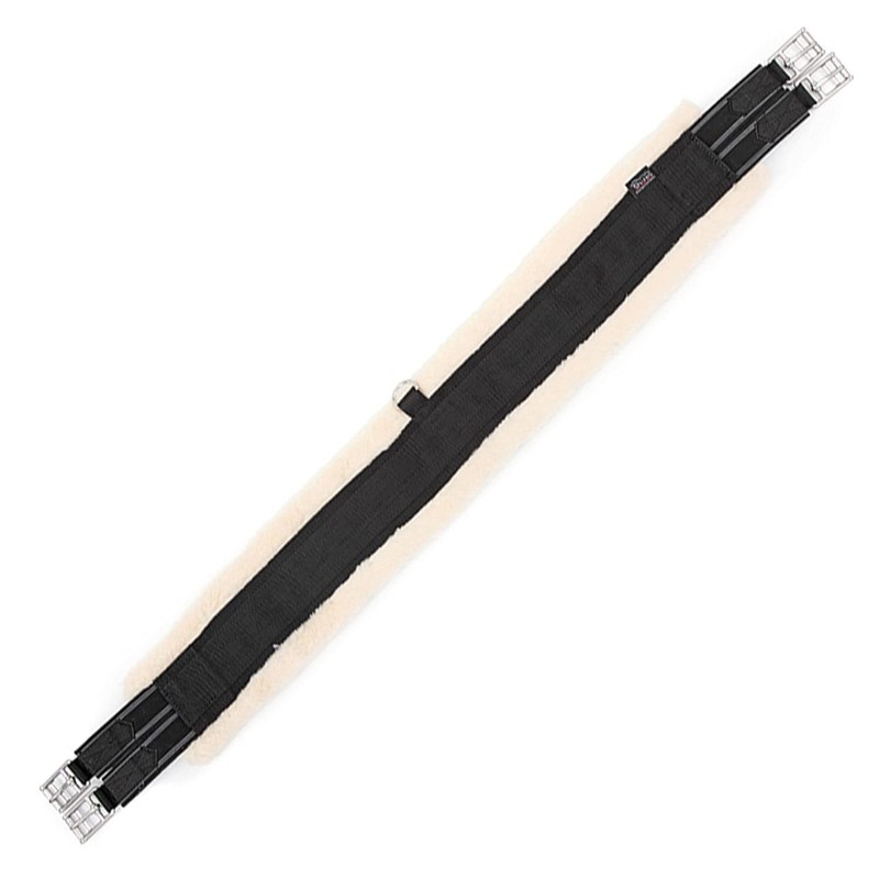 FLEECE LINED GIRTH HORSE TACK SADDLE STRAP [BLACK] [58"]