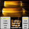 ROSHWEY Solar Stair Lights Outdoor Waterproof, 16 Pack Solar Step