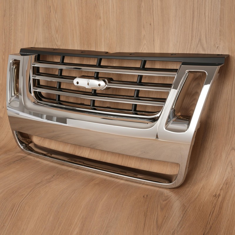 HECASA Front Grill Compatible with 2006-2010 Ford Explorer 2007-2010 Sport