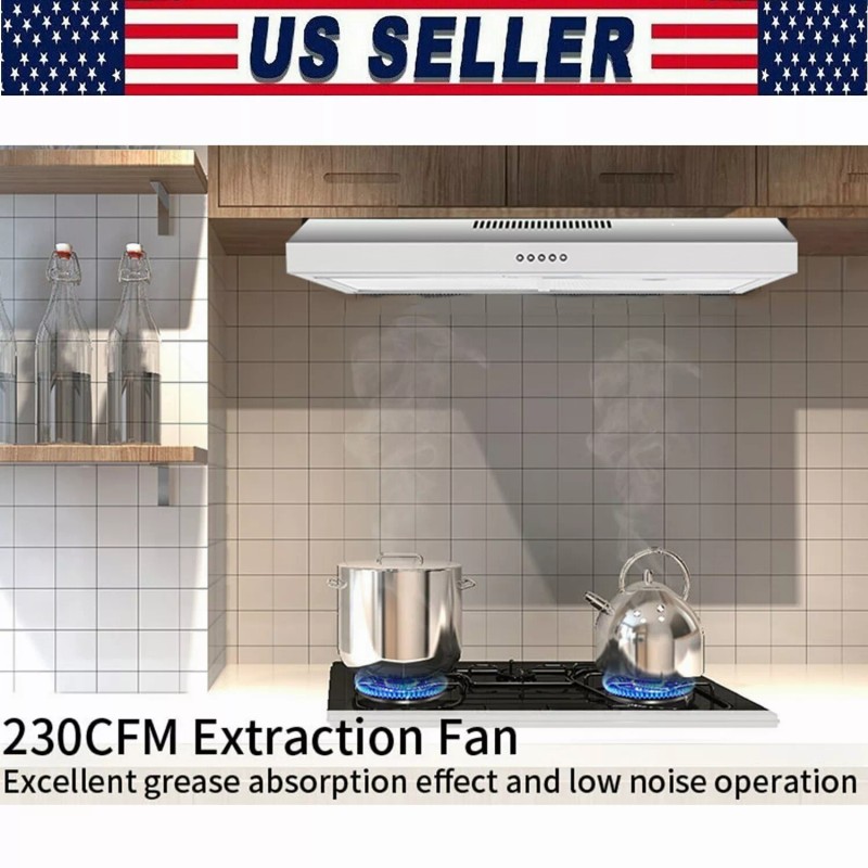 SNDOAS 30 inch Stainless Steel Under Cabinet Range Hood Kitchen