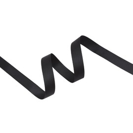 Kryvus Black Ribbon, Grosgrain Ribbon 1/2 Inch x Continuous 50 Yards, Black Grosgrain Ribbon for Crafts, Gift Wrapping, Hair Accessories, Wedding Decor, Sewing and Bow Making