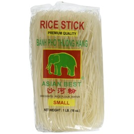 Asian Best Premium Rice Stick Noodle, 16 oz (3 Pack)