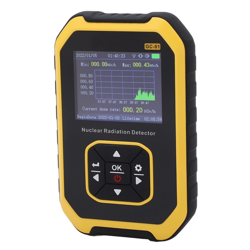 Digital Geiger Counter Radiation Detector for Real Time Monitoring of