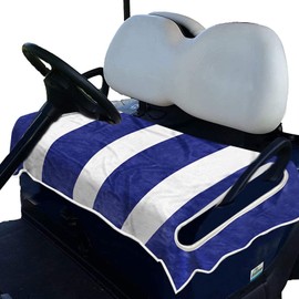 TUYUU Golf Cart Seat Covers/Seat Towel, Breathable Golf Cart Seat Cushions Golf Blanket for ZGO Yamaha Club Cars,Golf Club Car Accessories