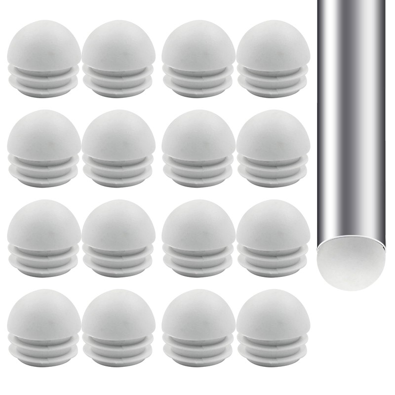 16PCS 1" Round end caps, Plastic Chair Glides, 25 mm