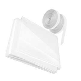 WOONEKY Insulated Window Coverings for Winter Thermal Window Film Non-Deformation Tear-Resistant PVC Film