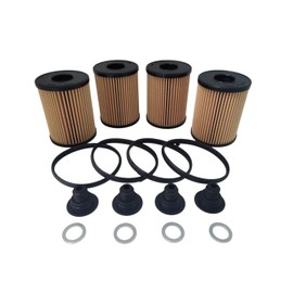Genuine OEM 26350-2S001 Service Kit - Oil Filter(4 Pack) / 263502S001, Compatible With Hyundai Santa Fe 21-22 Sonata 20-22 Tucson 22 Kia K5 22 Sorento 21-22
