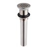 Grid Drain Strainer Assembly Without Overflow for Bathroom Sink, C.O.