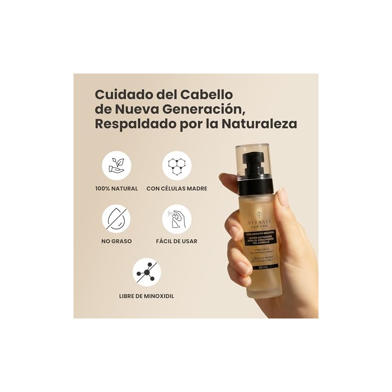 Vitasei Activador de Crecimiento Capilar con Células Madre Capilia Longa