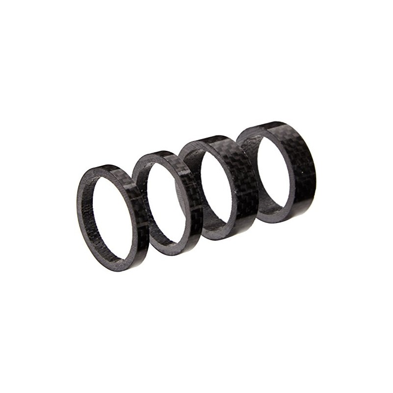 Look Stem Spacers 1 1/8 Inch Carbon (2 x 5