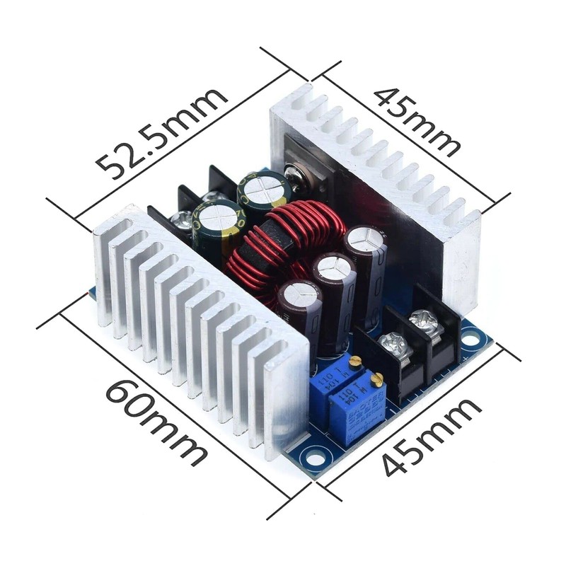 20A 300W Step Down Buck Power Adjustable DC-DC Converter