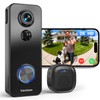vantisan Timbre con Camara para Exterior con Head-to-Toe View, 2K